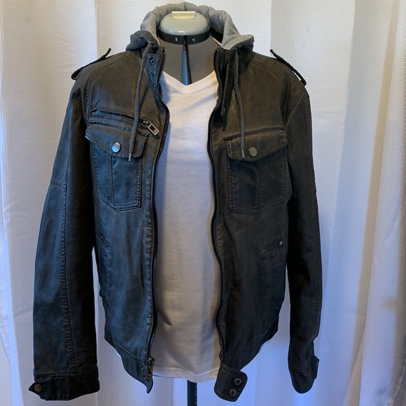 Decree Other - Decree men’s faux leather jacket
